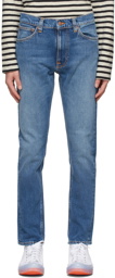 Nudie Jeans Indigo Lean Dean Jeans