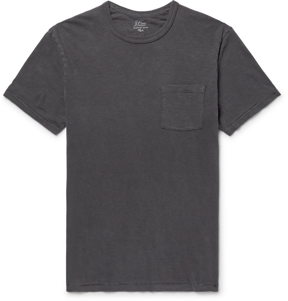 - Garment-Dyed Slub T-Shirt - Men - J .Crew