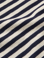 Folk - Striped Slub Cotton-Jersey T-Shirt - Neutrals