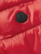 MONCLER - Provins Slim-Fit Quilted Shell Hooded Down Jacket - Red