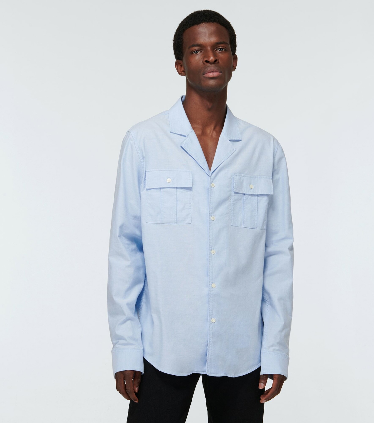 Balmain - Camp-collar cotton shirt Balmain