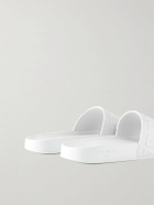 Givenchy - Logo-Embossed Rubber Slides - White
