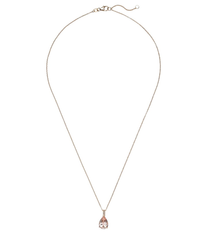 Photo: Bucherer Fine Jewellery Blush 18ct rose gold pendant necklace with morganite and diamonds
