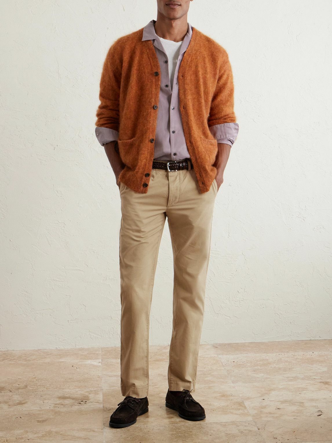 Sid Mashburn - Straight-Leg Garment-Dyed Cotton-Twill Trousers - Brown