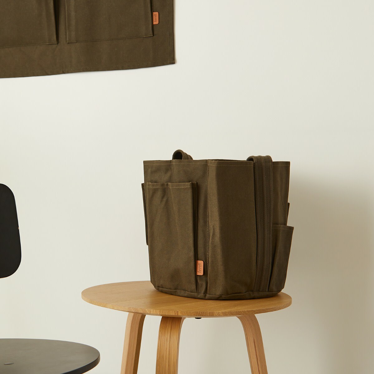 Ferm Living Bark Garden Bucket Bag in Olive