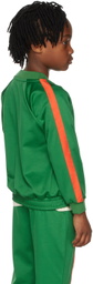 Mini Rodini Kids Green Stripe Track Jacket