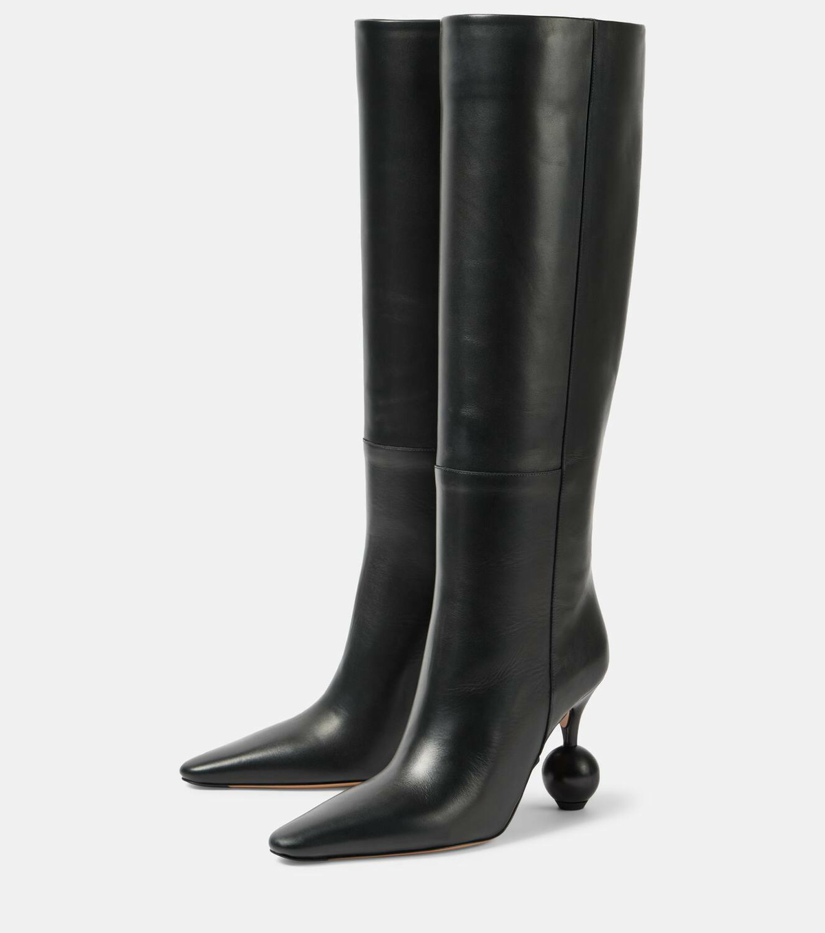 Jacquemus The Bisou leather knee-high boots