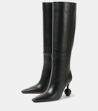 Jacquemus The Bisou leather knee-high boots