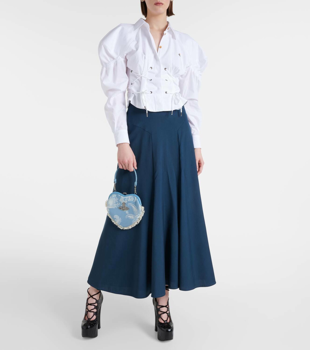 ☆関税込み☆【VIVIENNE WESTWOOD】Belle jacquard shoulder bag Vivienne Westwood Belle jacquard shoulder bag Vivienne Westwood