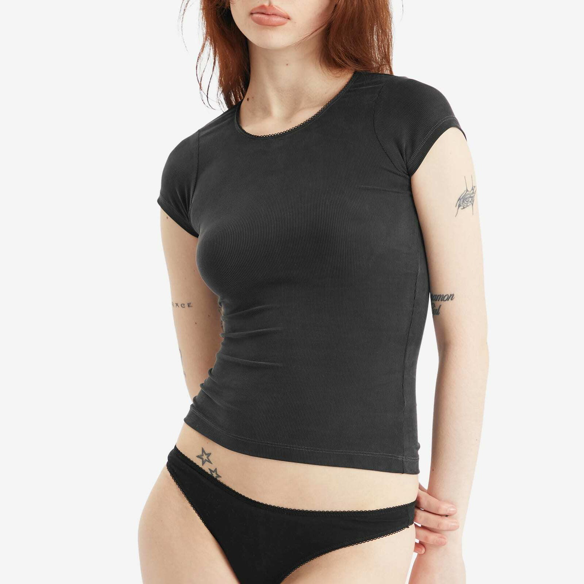 Fruity Booty Women's Second Skin T-Shirt in Black