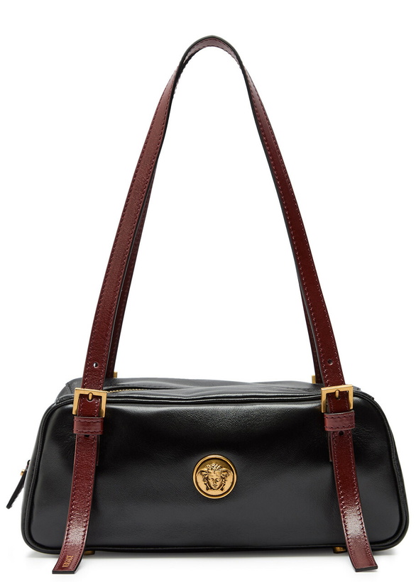 Photo: Versace Small Leather Shoulder bag - Black - One Size