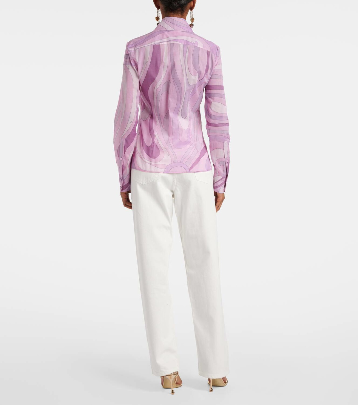 Pucci Orchidee cotton muslin shirt Emilio Pucci