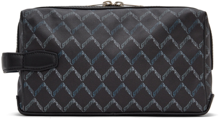 Photo: Paul Smith Black 'Geo' Print Wash Pouch