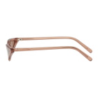 George Keburia Brown Micro Cat-Eye Sunglasses