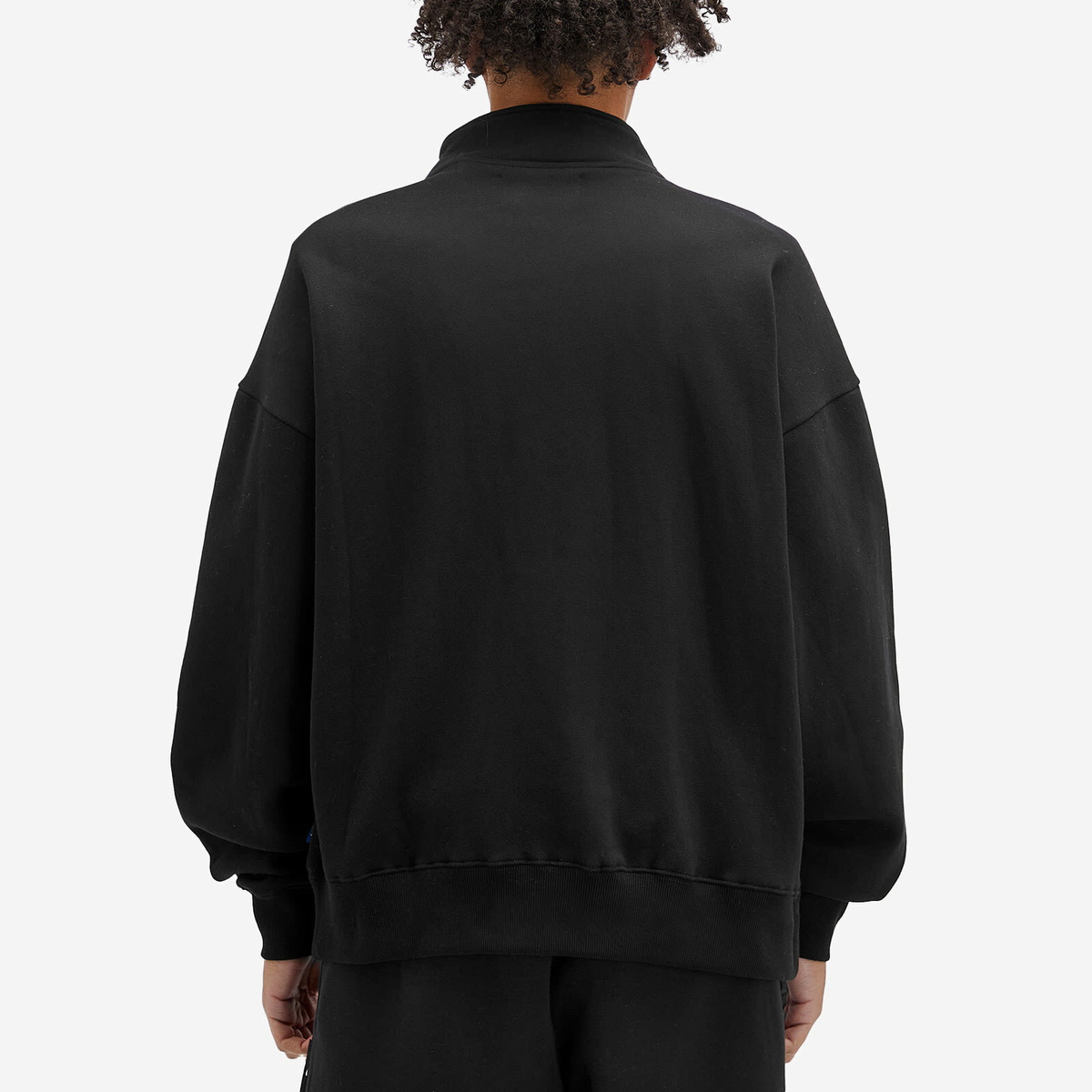 Awake NY Men's Script Quarter Zip Sweatshirt in Black Awake NY