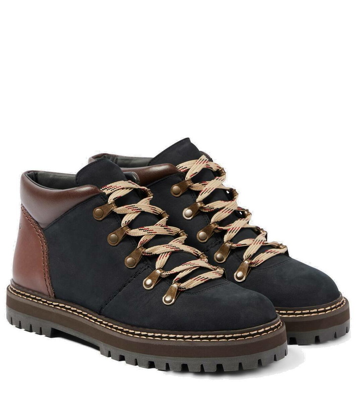 Photo: See By Chloé Eileen leather hiking boots
