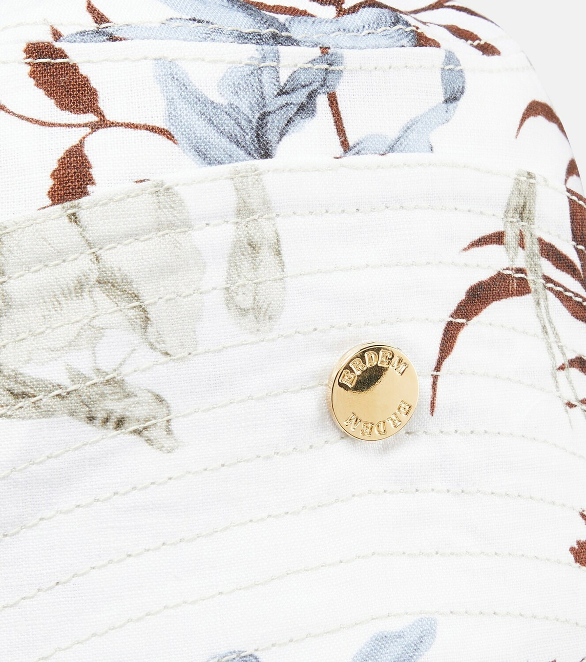 Erdem - Floral linen-blend bucket hat
