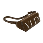 Valentino Brown Valentino Garavani VLTN Belt Bag