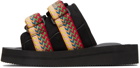 Lanvin Black Suicoke Edition Slip-On Sandals