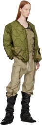 R13 Khaki Flight Lounge Pants