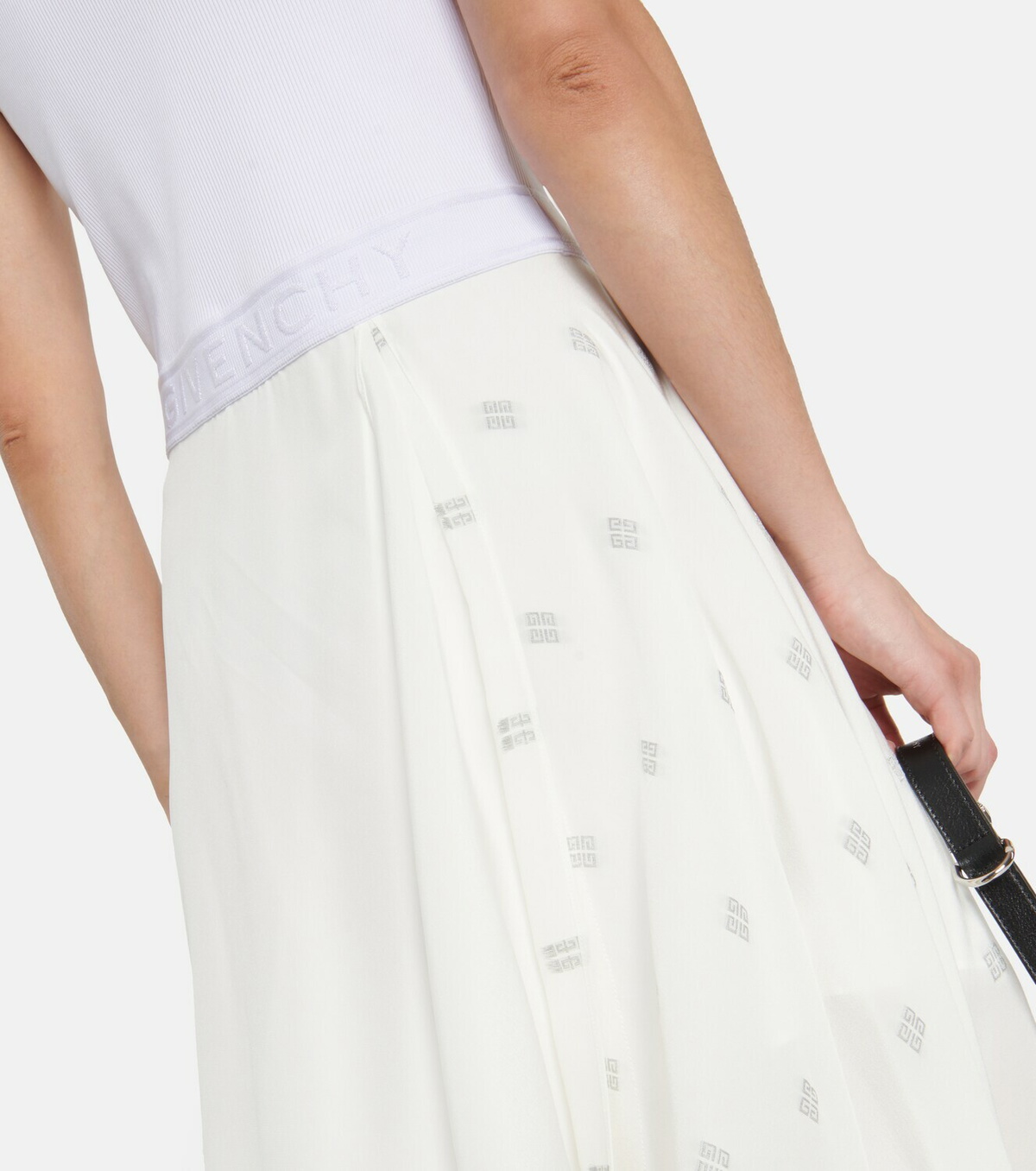 ミニスカート GIVENCHY Women Mid Skirts BW40XW4ZPN 100 White 19493910_43604968_322.jpg
