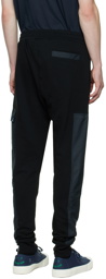 PS by Paul Smith Black Contrast-Panel Lounge Pants