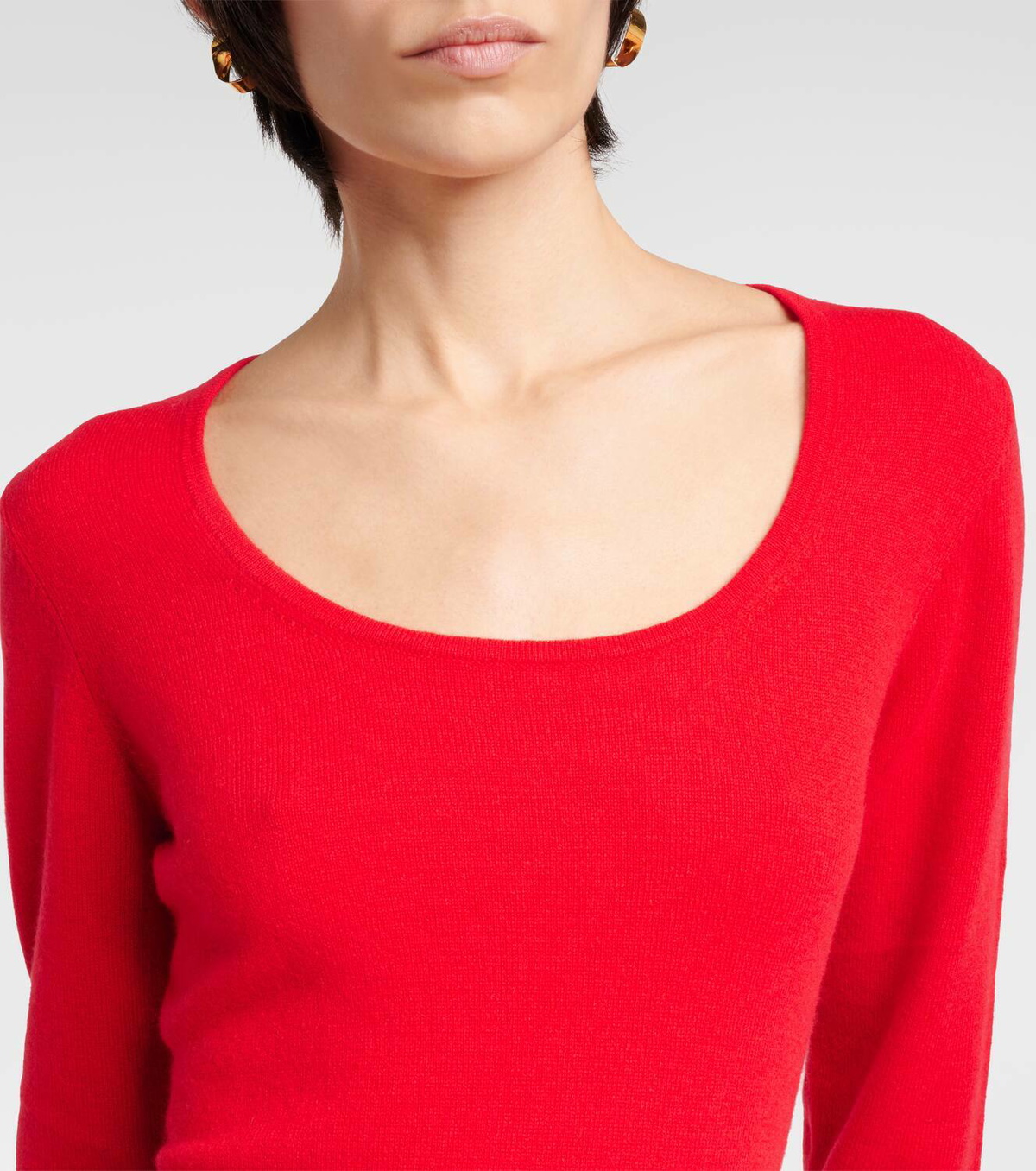 Jardin des Orangers Wool and cashmere midi dress
