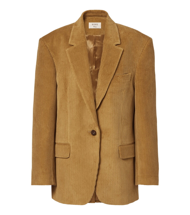 Photo: Róhe Oversized cotton corduroy jacket