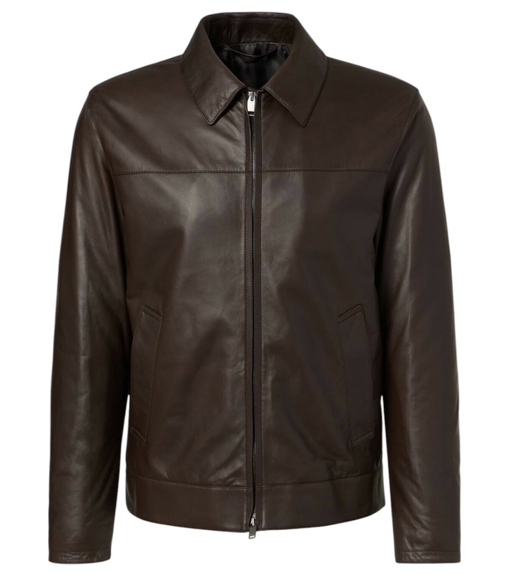 Photo: Brioni Leather jacket