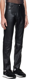 Courrèges Black Anna Leather Trousers