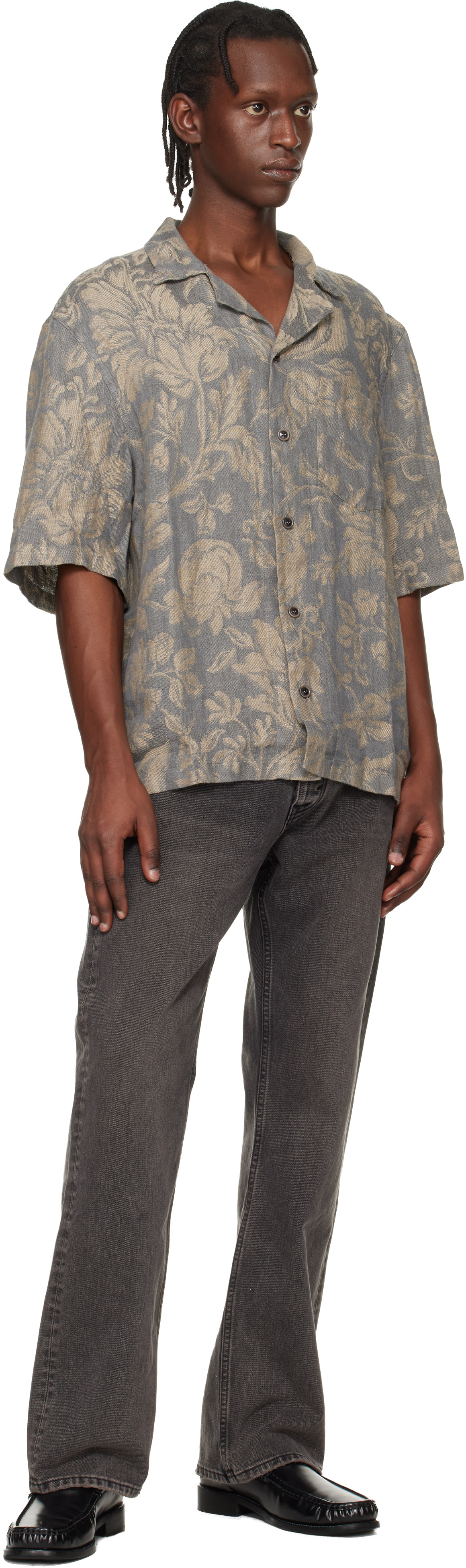 HOPE Gray Short-Sleeve Shirt