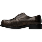 Stefan Cooke Brown Star Square Toe Derbys