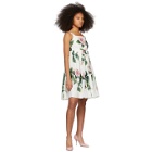 Dolce and Gabbana Multicolor Tropical Rose Print Dress