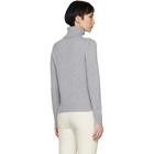 Chloe Grey Cashmere Turtleneck Sweater