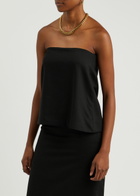 Aexae Strapless Woven top Black