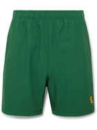 Nike Tennis - NikeCourt Slam Colour-Block Dri-FIT Tennis Shorts - Green