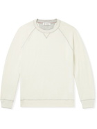 Brunello Cucinelli - Virgin Wool, Cashmere and Silk-Blend Sweatshirt - White