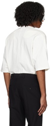 Rick Owens Off-White Paneled T-Shirt