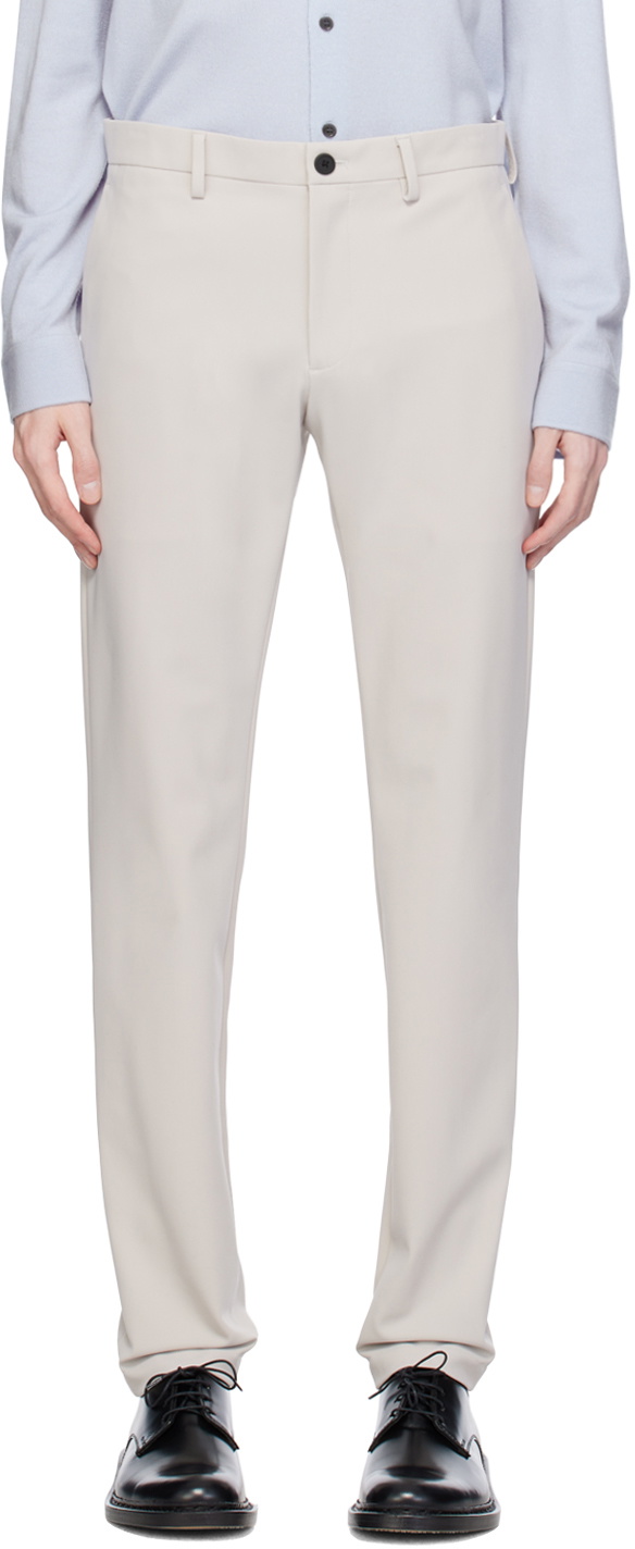 Theory Beige Curtis Trousers Theory