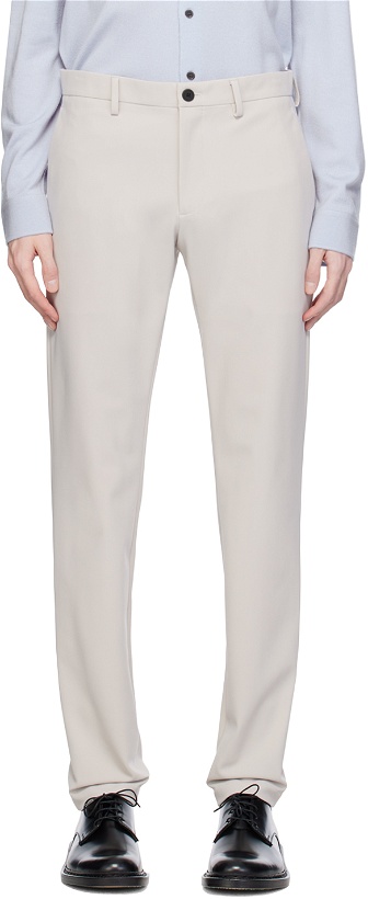 Photo: Theory Beige Curtis Trousers