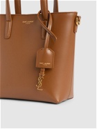 SAINT LAURENT Mini Toy Leather Shopping Bag