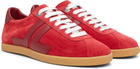 Lanvin Red Glen Full Leather Sneakers