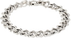 Emanuele Bicocchi Silver Sharp Link Bracelet