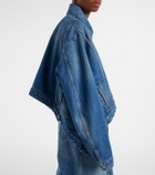 Givenchy Deconstructed oversized denim jacket