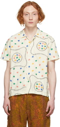 Bode Off-White Fleurette Shirt