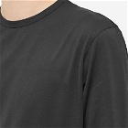 Sunspel Men's Long Sleeve Crew Neck T-Shirt in Black