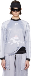 Prototypes Gray Insideout Football Long Sleeve T-shirt