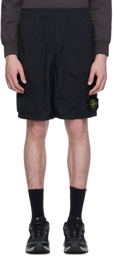 Stone Island Black Patch Shorts