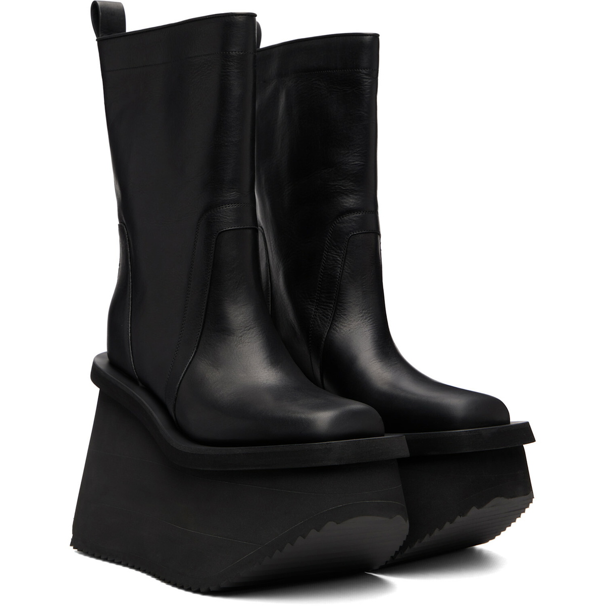 Rick Owens Black Tower Factory Boots