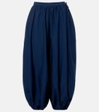 Polo Ralph Lauren Belted cotton and silk balloon pants